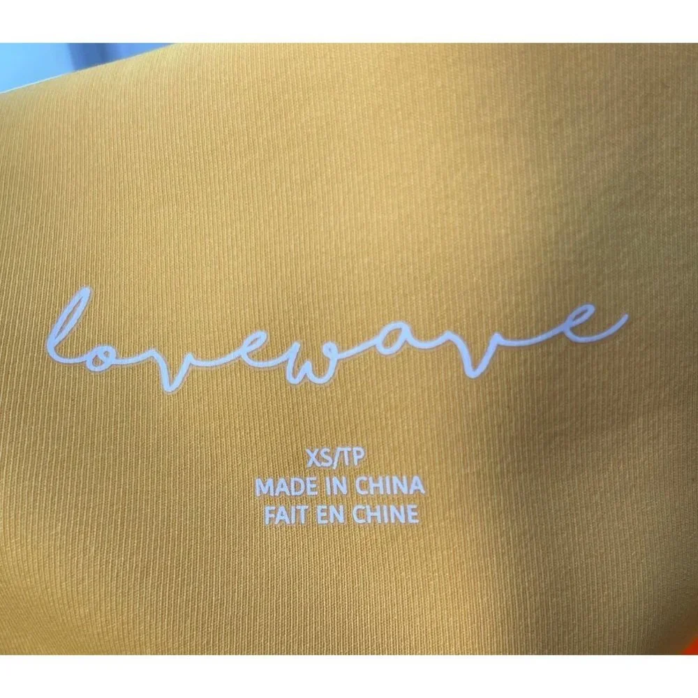 Revolve Lovewave Sz XS Yellow Luka Active Wear Pants Yoga Leggings - Picture 8 of 11